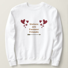 Zussen zijn altijd vrienden met gouden pijlrode ha trui