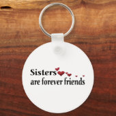Zussen zijn altijd vrienden sleutelhanger (Voorkant)