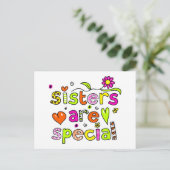 Zussen zijn speciaal briefkaart (Staand voorkant)
