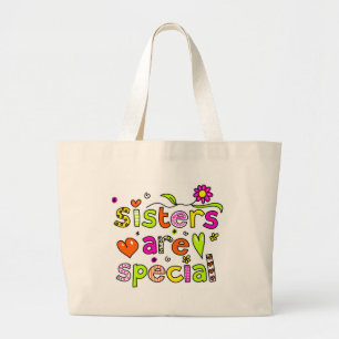 Zussen zijn speciaal grote tote bag