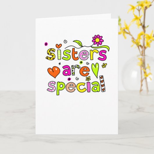 Zussen zijn speciaal kaart (Gele Bloem)