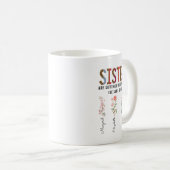 Zussen zijn verschillende bloemen - aangepaste nam koffiemok (Voorkant rechts)