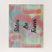 Zussen zijn voor eeuwig Roos patroonflora Legpuzzel (Verticaal)