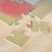 Zussen zijn voor eeuwig Roos patroonflora Legpuzzel (Zijkant)