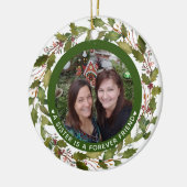 zussen zussen zuster voor eeuwig vriendinnetje ker keramisch ornament (Links)