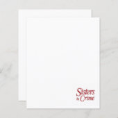 Zussers in de papierfabriek Crime (Voorkant / Achterkant)