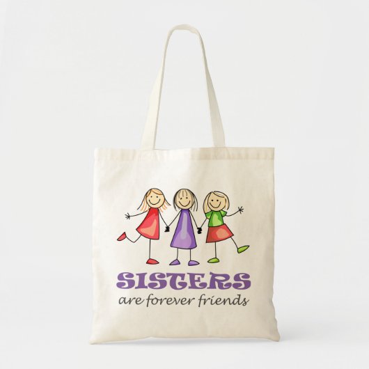 Zussers zijn voor altijd tote bag (Voorkant)