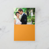 Zusszomervogels bruiloft Dank je fotokaart Bedankkaart (Binnen)