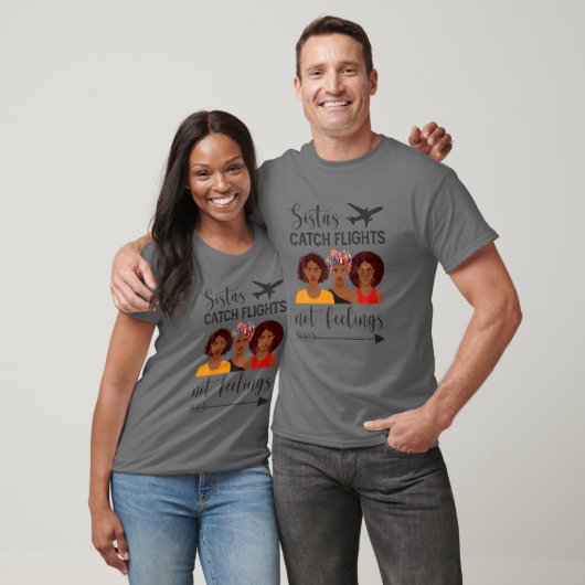 Zustas Vliegt niet tegen uitwerpselen T-shirt (Unisex)