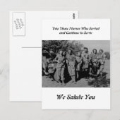 Zustband - Zuster tijdens de Tweede Wereldoorlog Briefkaart (Voorkant / Achterkant)