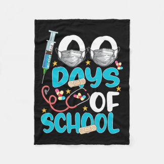 Zuster, 100 dagen schoolfeest fleece deken