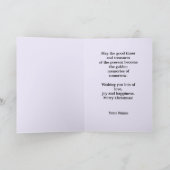 Zuster 1 kerstWenskaart Feestdagen Kaart (Binnen)