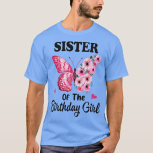 zuster 1e eerste verjaardag van matchingfamilie Bu T-shirt