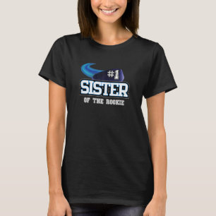 Zuster 1e verjaardag Hockey Theme Matchin T-shirt