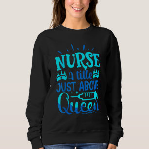 Zuster A Litle net boven koningin T - shirts