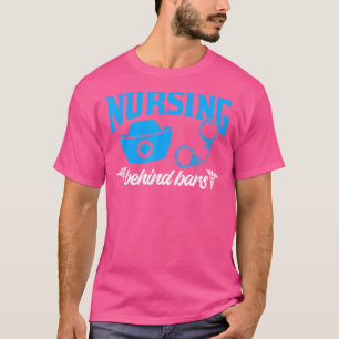 Zuster achter bars Correction Mannen Women T-shirt