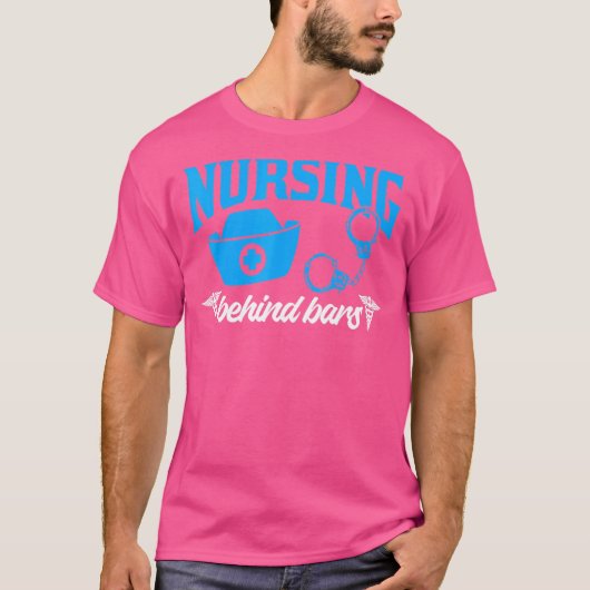 Zuster achter bars Correction Mannen Women T-shirt (Voorkant)