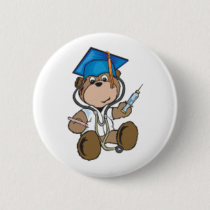 Zuster Afstuderen Gifts & Medical School Afstudeer Ronde Button 5,7 Cm