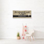 Zuster Afstuderen Gold Glitter ze dacht dat ze het Spandoek (Insitu)