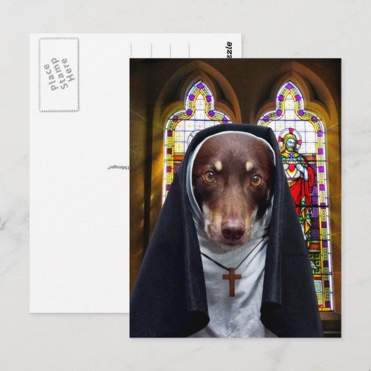 Zuster Ally Briefkaart (Voorkant / Achterkant)