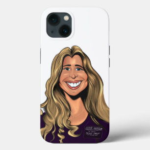 Zuster Anderson Caricature-draagtas Case-Mate iPhone Case