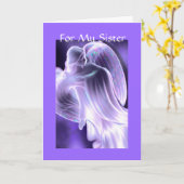 Zuster - Angel Kaart (Gele Bloem)