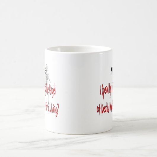 Zuster "Angel of Death" — Funny Gifts Koffiemok (Center)