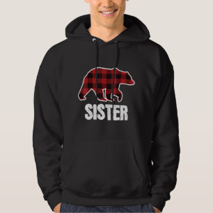 Zuster Beer Kerstmis Pajama Red Pset Buffalo Fam Hoodie