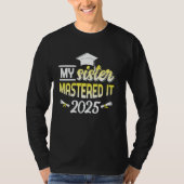 Zuster beheerst het 2025 master afstuderen geschen t-shirt (Voorkant)