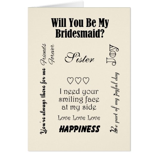 Zuster, ben je mijn Bridesmaid? (Voorkant)
