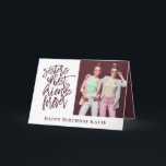 Zuster Beste Vriend Voor Altijd Foto Bourgondische Kaart<br><div class="desc">Sister Best Friends Forever Foto Bourgondische tekst Verjaardag Speciaal voor je zus op haar verjaardag. Voeg eenvoudig uw eigen favoriete foto van u beiden toe en personaliseer uw begroeting aan de onderkant en aan de binnenkant.</div>