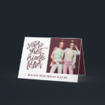Zuster Beste Vriend Voor Altijd Foto Bourgondische Kaart<br><div class="desc">Sister Best Friends Forever Foto Bourgondische tekst Verjaardag Speciaal voor je zus op haar verjaardag. Voeg eenvoudig uw eigen favoriete foto van u beiden toe en personaliseer uw begroeting aan de onderkant en aan de binnenkant.</div>