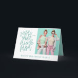 Zuster Beste Vrienden Voor Altijd Foto Blauwgroen  Kaart<br><div class="desc">Sister Best Friends Forever Foto Blauwgroen Verjaardag Speciaal voor je zus op haar verjaardag en voeg je eigen favoriete foto van jullie beiden toe.</div>