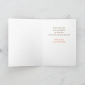 Zuster Birthday Foxes, bladeren op filialen Kaart (Binnen)