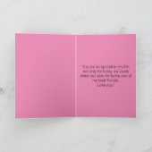 Zuster Birthday Kaart (Binnen)