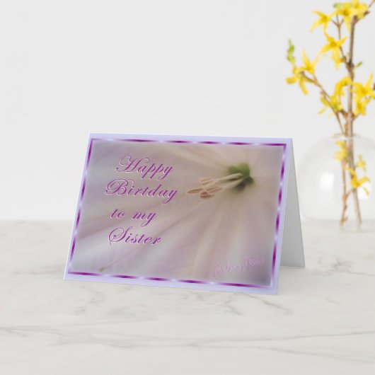 Zuster Boday/Bloem & lint Kaart (Gele Bloem)