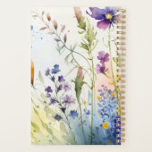 Zuster Boho Medical Wildflower Floral Gezondheidsz Planner (Achterkant)