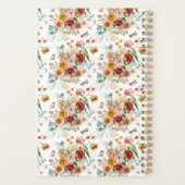 Zuster Boho Medical Wildflower Floral Gezondheidsz Planner (Achterkant)