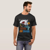 Zuster Boo Shark Halloween Shark Ghost Met Pumpki T-shirt (Voorkant volledig)