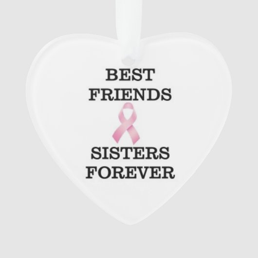 Zuster Breast Cancer Ornament (voorkant)