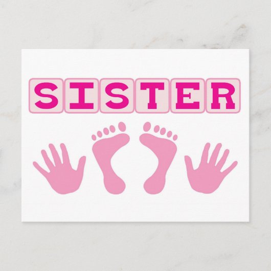 zuster briefkaart (Voorkant)