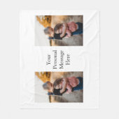 zuster broer familie toevoegen foto persoonlijke b fleece deken (Voorkant)