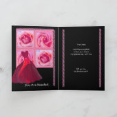 ZUSTER - Bruidsmeisje - Rode Toga, Roze Rozen (Binnen)