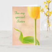 Zuster Chemo Cancer Support Kaart (Gele Bloem)