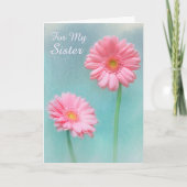 Zuster Chemo, ernstige ziekte, Floral Kaart (Voorkant)