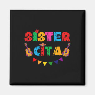 Zuster Cita Cinco de Mayo Mexicaanse partij Fiesta Magneet