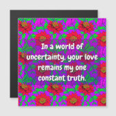 Zuster citeert (je bent geliefd) Bloemen, vriend K (Voorkant / Achterkant)