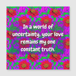 Zuster citeert (je bent geliefd) Bloemen, vriend K