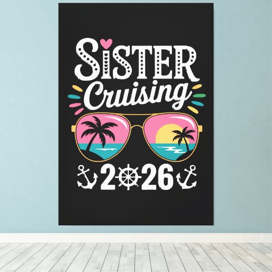 Zuster Curising 2026 Canvas Afdruk (Insitu (Houten vloer))