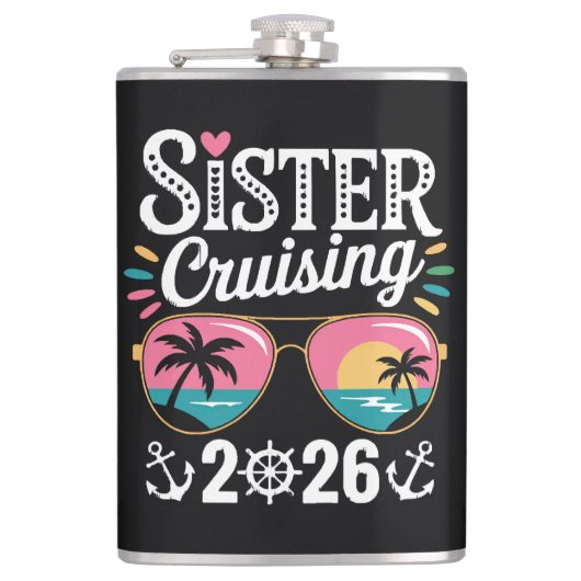 Zuster Curising 2026 Heupfles (Voorkant)